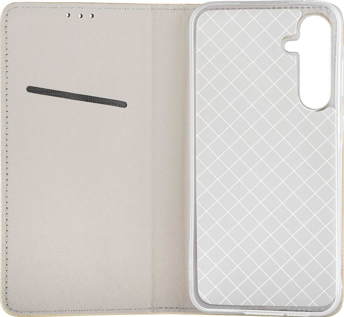 Capa para Samsung Galaxy A16 5G A166 / A16 4G A165, OEM, Smart Magnet, Dourada