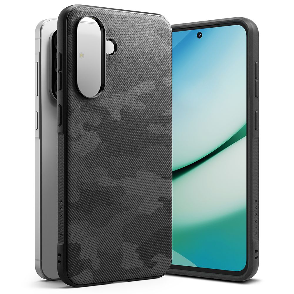 Capa para Samsung Galaxy A36 A366, Ringke, Onyx Camo, Preta