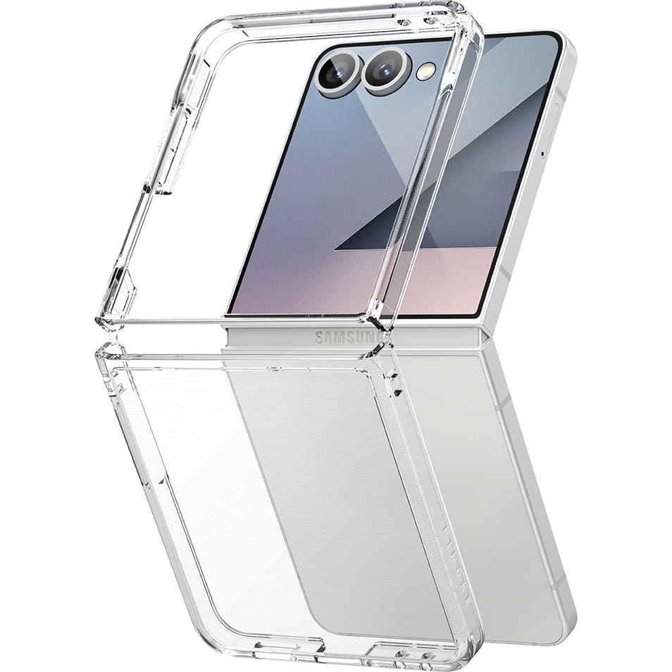 Capa para Samsung Galaxy Z Flip7 F766, Ringke, Fusion, Transparente