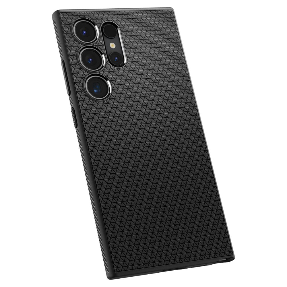 Capa para Samsung Galaxy S24 Ultra S928, Spigen, Liquid Air, Preta ACS07287
