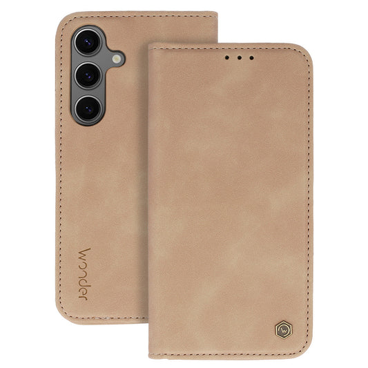 Capa para Samsung Galaxy A16 5G A166 / A16 4G A165, Wonder, Prime, castanha