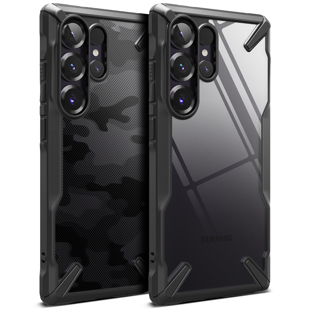 Capa para Samsung Galaxy S25 Ultra S938, Ringke, Fusion X, Preta