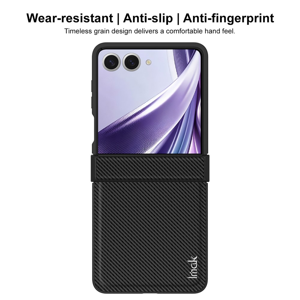 Capa para Samsung Galaxy Z Flip8 F776, Imak, Carbono, Preta