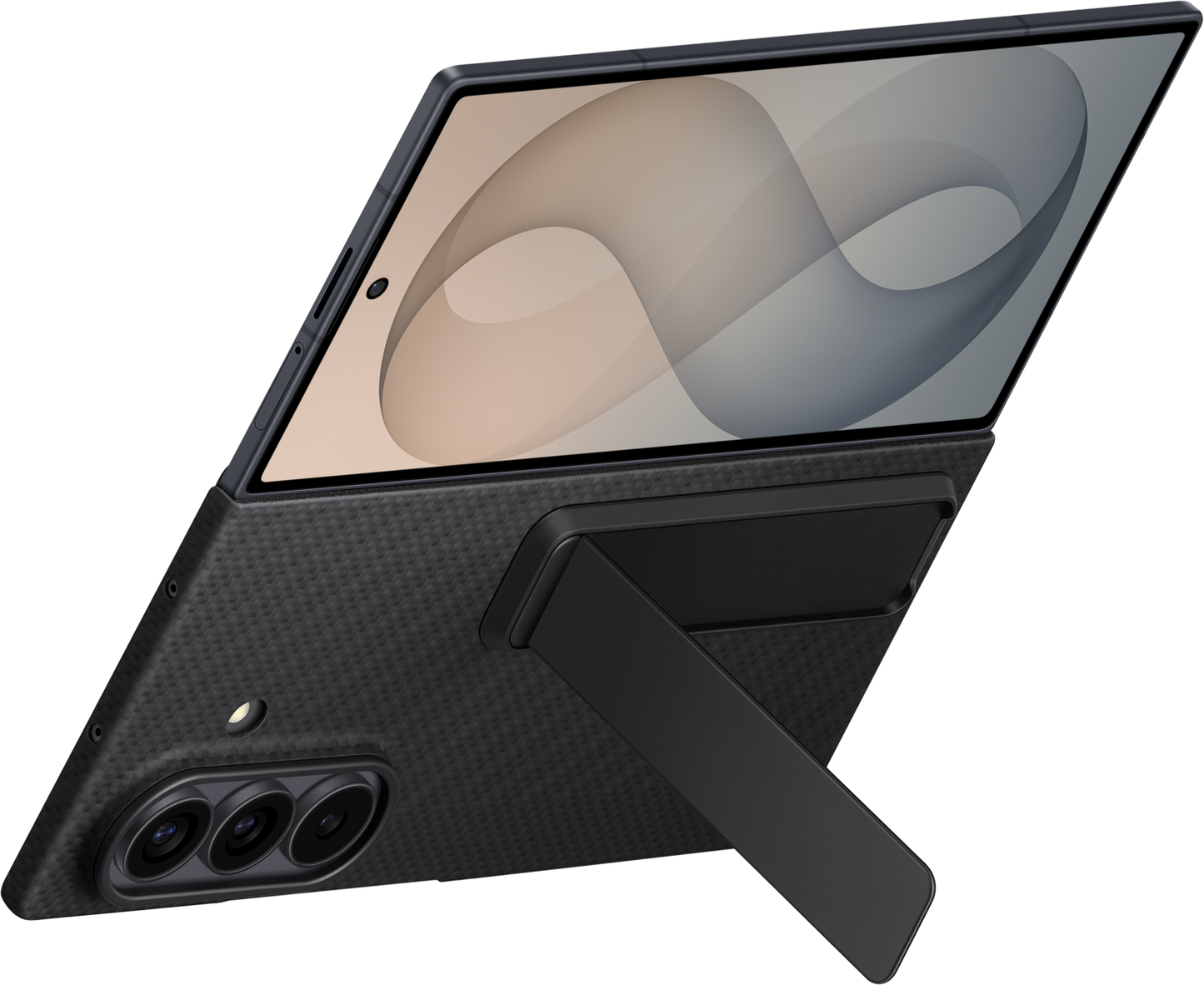 Capa para Samsung Galaxy Z Fold8 Ultra F976, Carbon Standing, Preta EF-XF976SBEGWW
