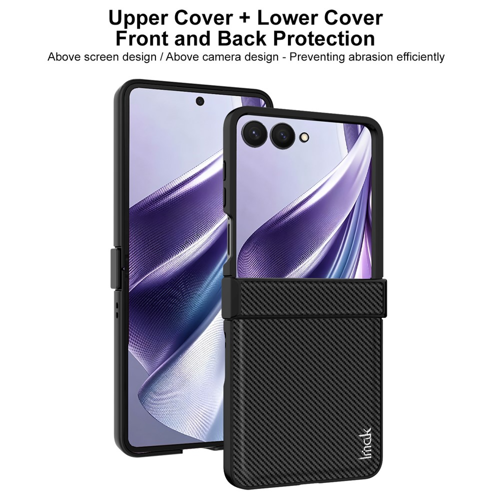 Capa para Samsung Galaxy Z Flip8 F776, Imak, Carbono, Preta