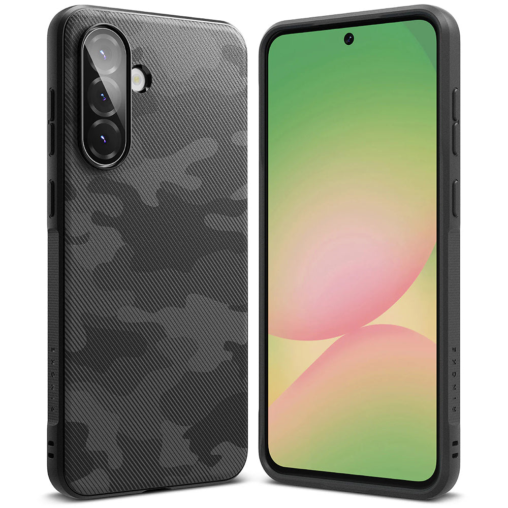 Capa para Samsung Galaxy A56 A566 / A36 A366, Ringke, Onyx Camo, Preta