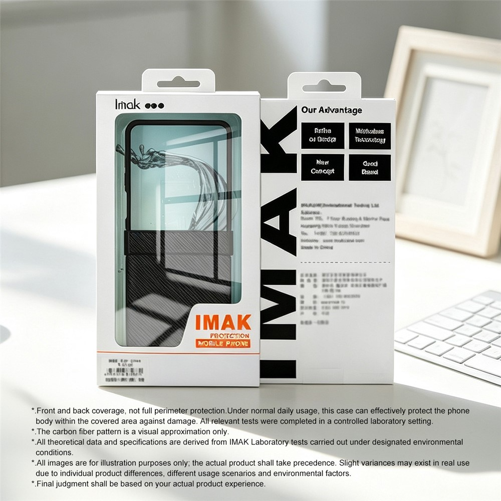 Capa para Samsung Galaxy Z Flip8 F776, Imak, Carbono, Preta
