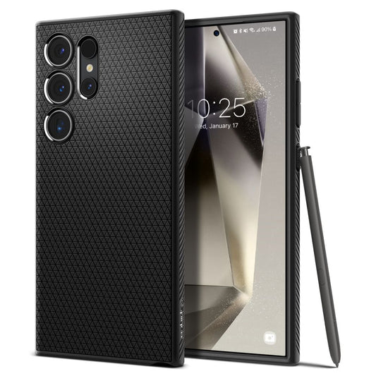 Capa para Samsung Galaxy S24 Ultra S928, Spigen, Liquid Air, Preto