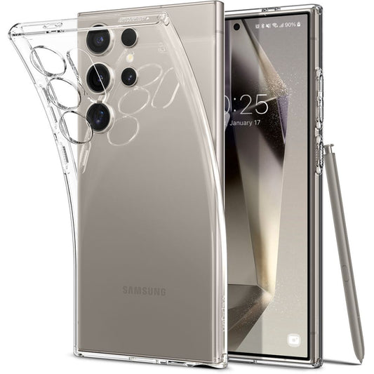 Capa para Samsung Galaxy S24 Ultra S928, Spigen, Liquid Crystal, Transparente ACS07283