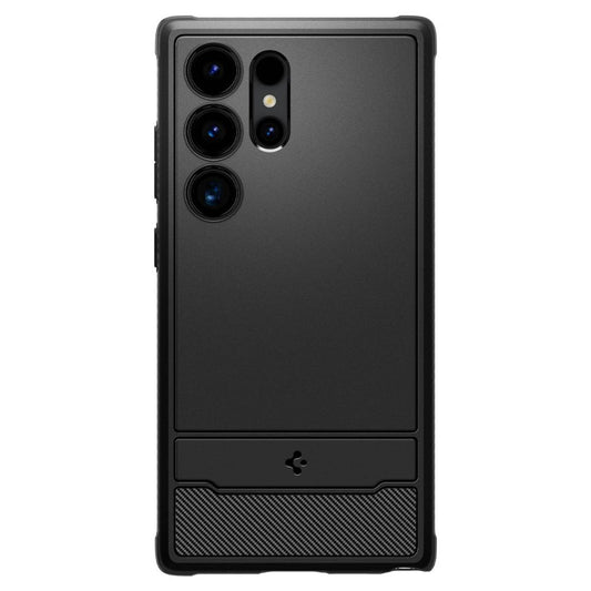 Capa para Samsung Galaxy S24 Ultra S928, Spigen, Rugged Armour, Preto ACS07286