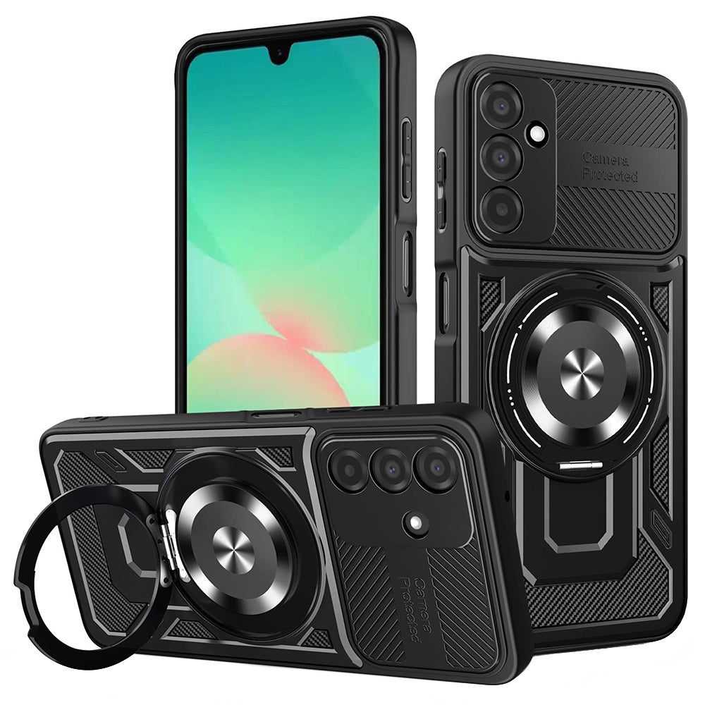 Capa para Samsung Galaxy A26 A266, Techsuit, RuggedCam, Preta