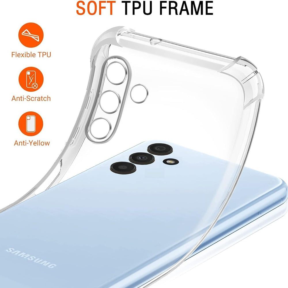 Capa para Samsung Galaxy A04s A047 / A13 5G A136, Techsuit, Transparente à Prova de Choques, Transparente