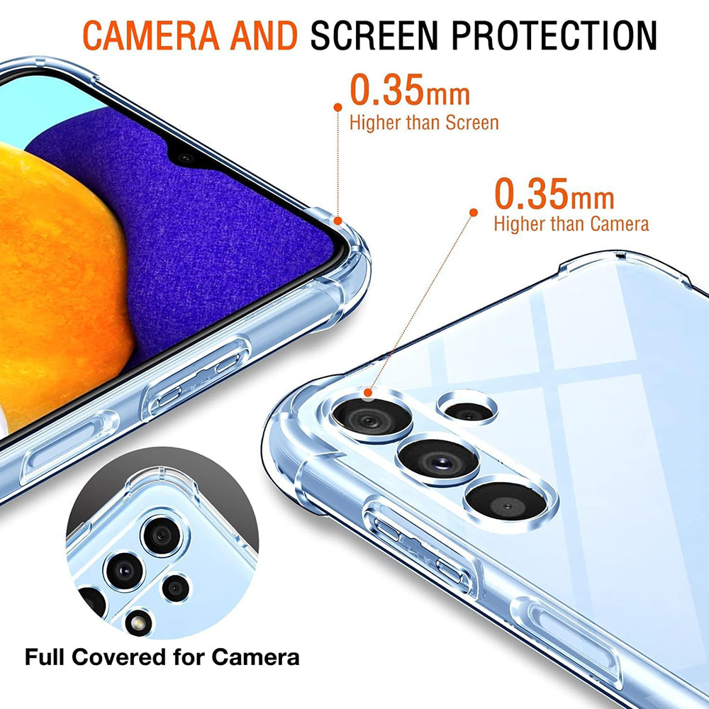 Capa para Samsung Galaxy A04s A047 / A13 5G A136, Techsuit, Transparente à Prova de Choques, Transparente