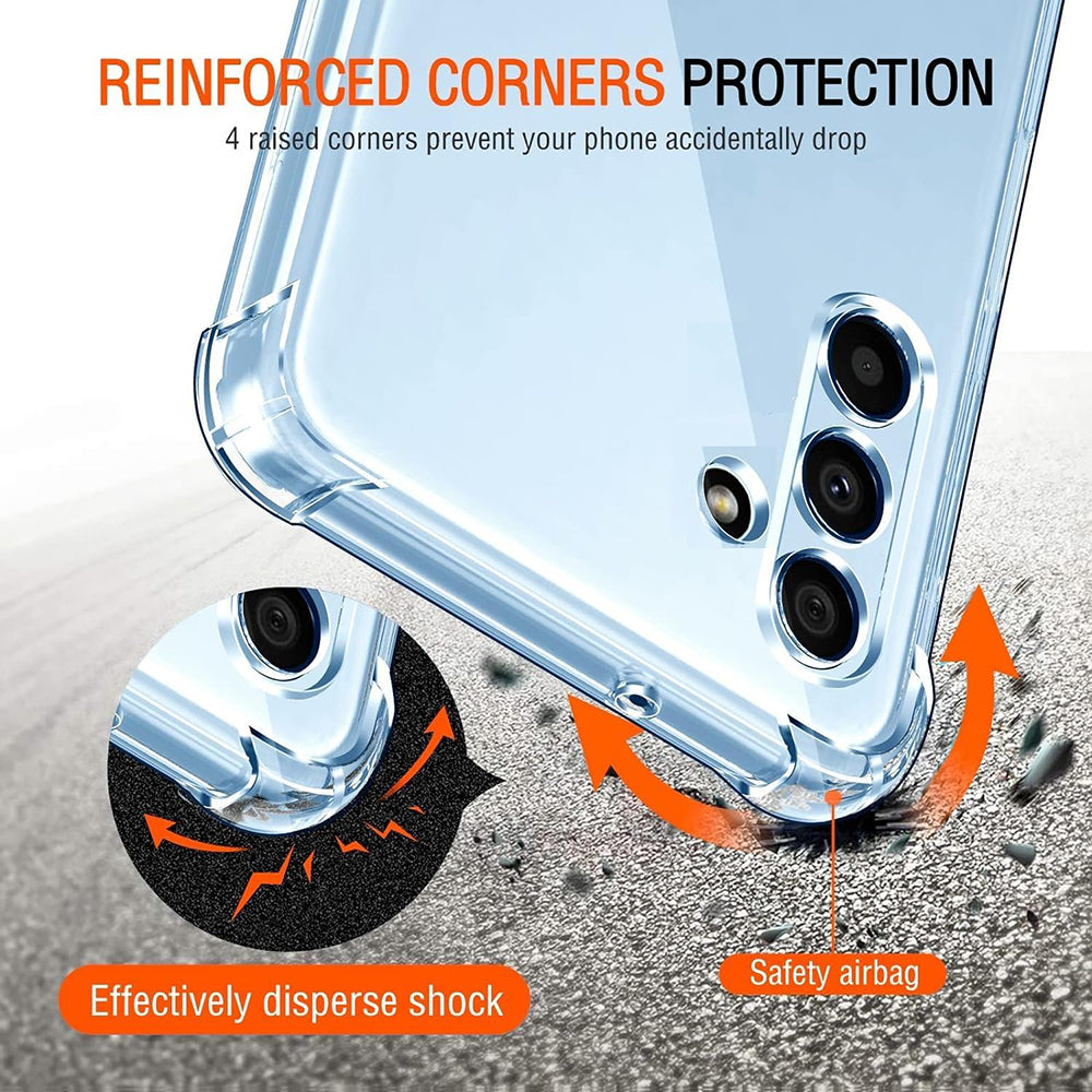 Capa para Samsung Galaxy A04s A047 / A13 5G A136, Techsuit, Transparente à Prova de Choques, Transparente