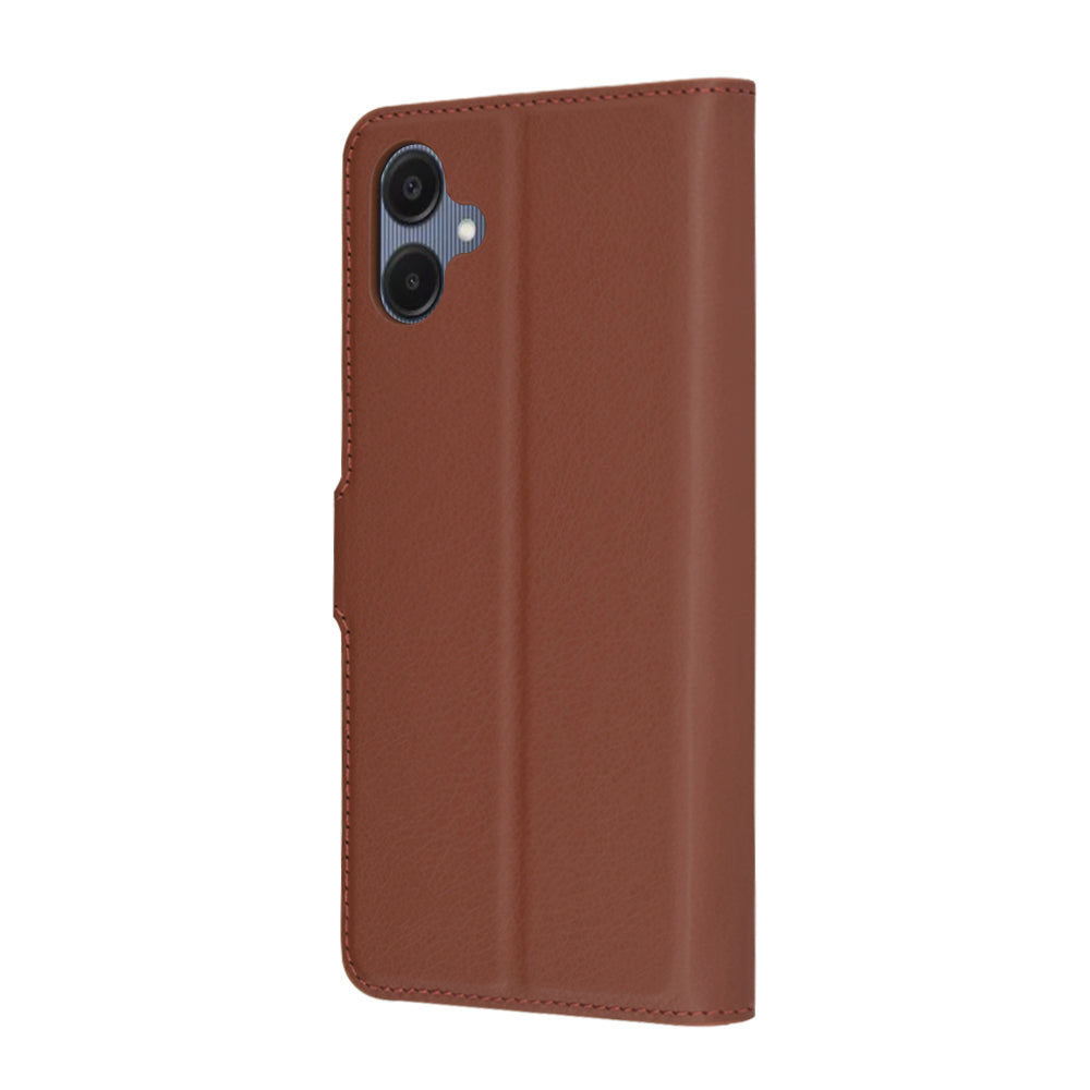 Capa para Samsung Galaxy A06 A065, Techsuit, Leather Folio, Castanha