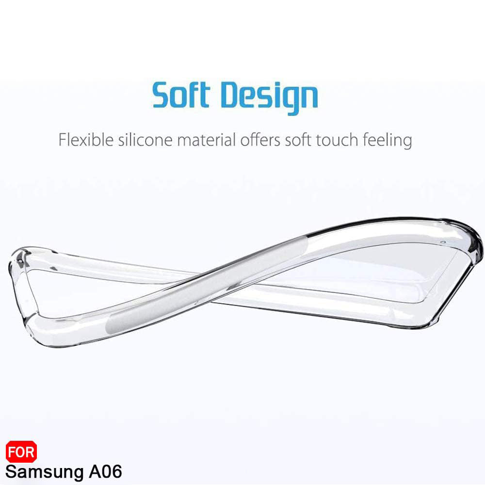 Capa para Samsung Galaxy A06 A065, Techsuit, Shockproof Clear, Transparente