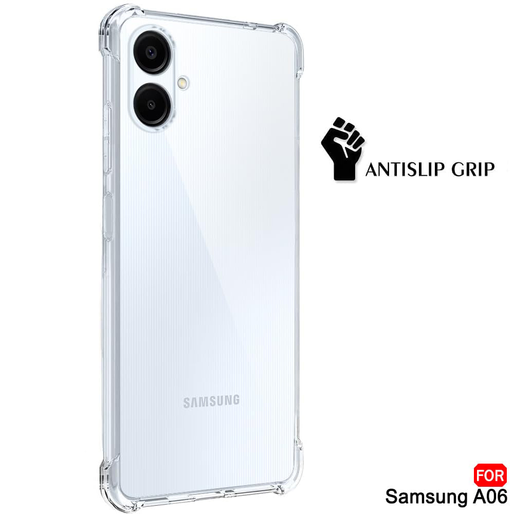 Capa para Samsung Galaxy A06 A065, Techsuit, Shockproof Clear, Transparente