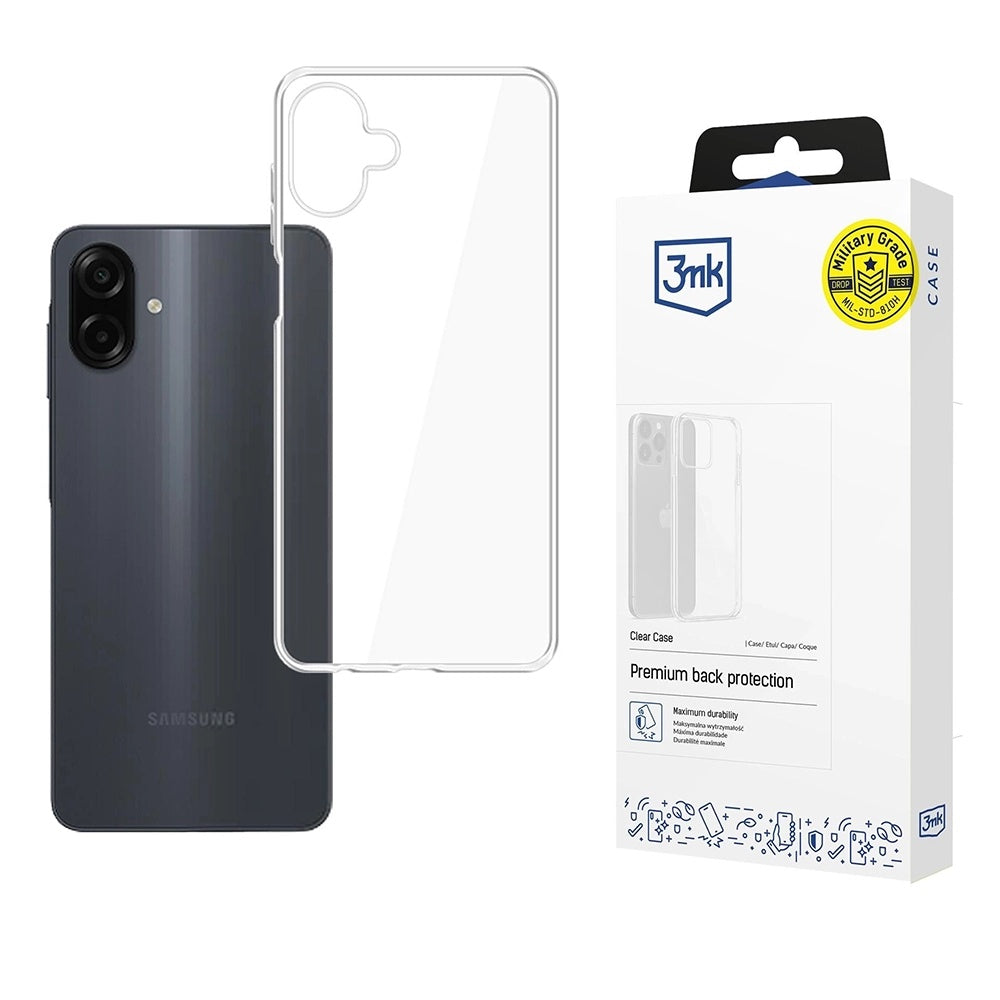 Capa para Samsung Galaxy A07 4G A075, 3MK, Clear, Transparente