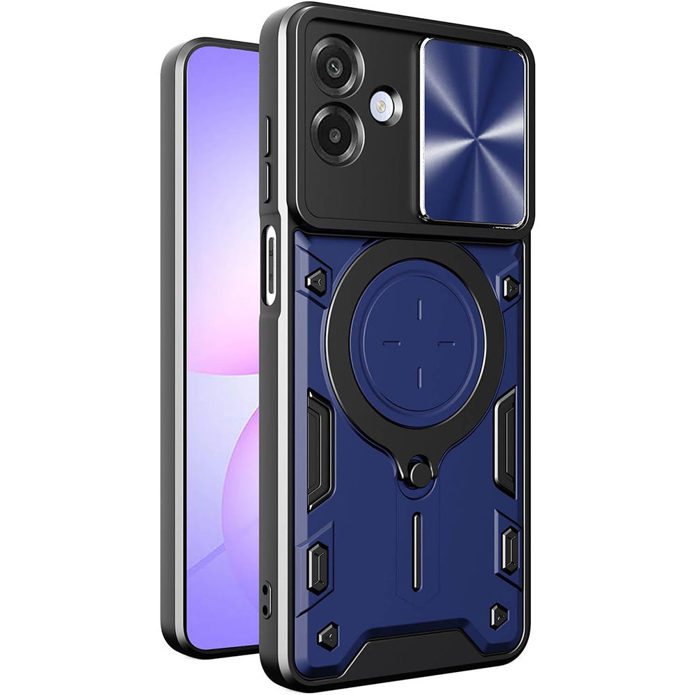 Capa para Samsung Galaxy A07 4G A075, Techsuit, CamGuard Pro, Azul