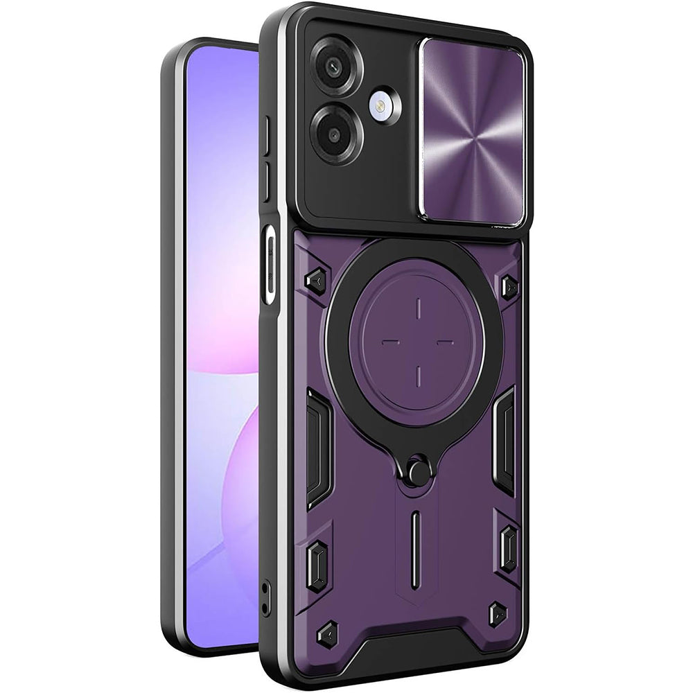 Capa para Samsung Galaxy A07 4G A075, Techsuit, CamGuard Pro, Roxo