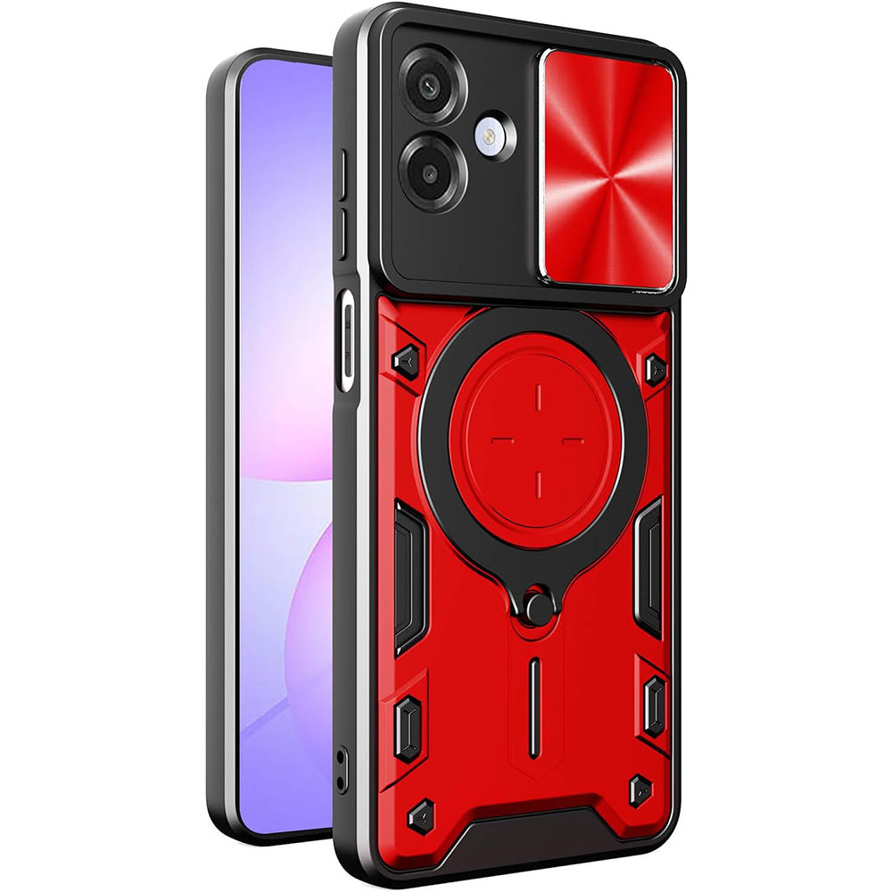 Capa para Samsung Galaxy A07 4G A075, Techsuit, CamGuard Pro, Vermelha