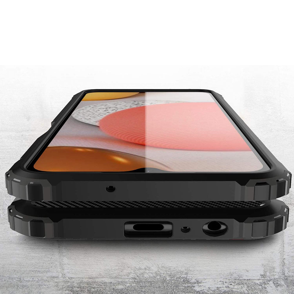 Capa para Samsung Galaxy A12 Nacho A127 / A12 A125, Techsuit, Hybrid Armor, Preta