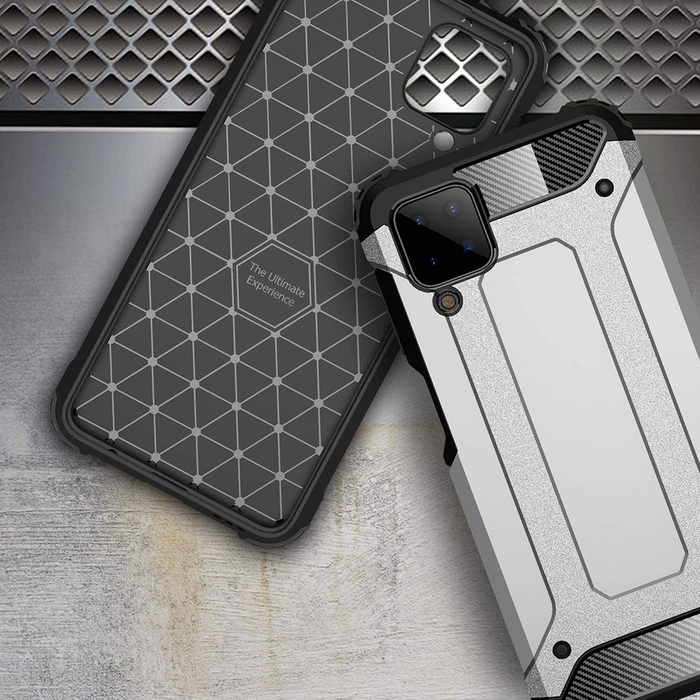 Capa para Samsung Galaxy A12 Nacho A127 / A12 A125, Techsuit, Hybrid Armor, Preta