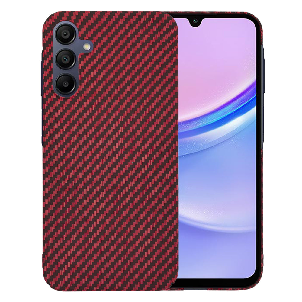 Capa para Samsung Galaxy A15 5G A156 / A15 A155, Techsuit, Carbonite FiberShell, Vermelha