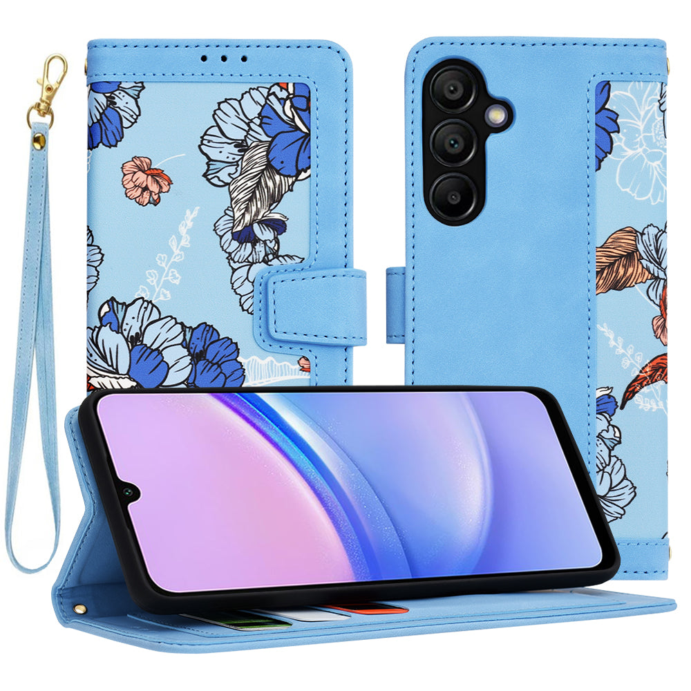 Capa para Samsung Galaxy A15 5G A156 / A15 A155, Techsuit, FlipCraft, Azul