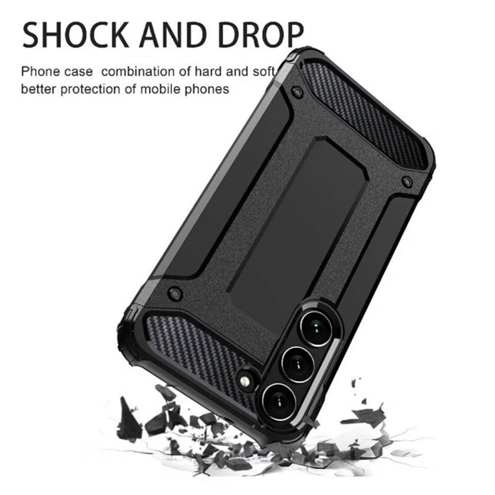 Capa para Samsung Galaxy A16 5G A166 / A16 4G A165, Techsuit, Hybrid Armor, Preta