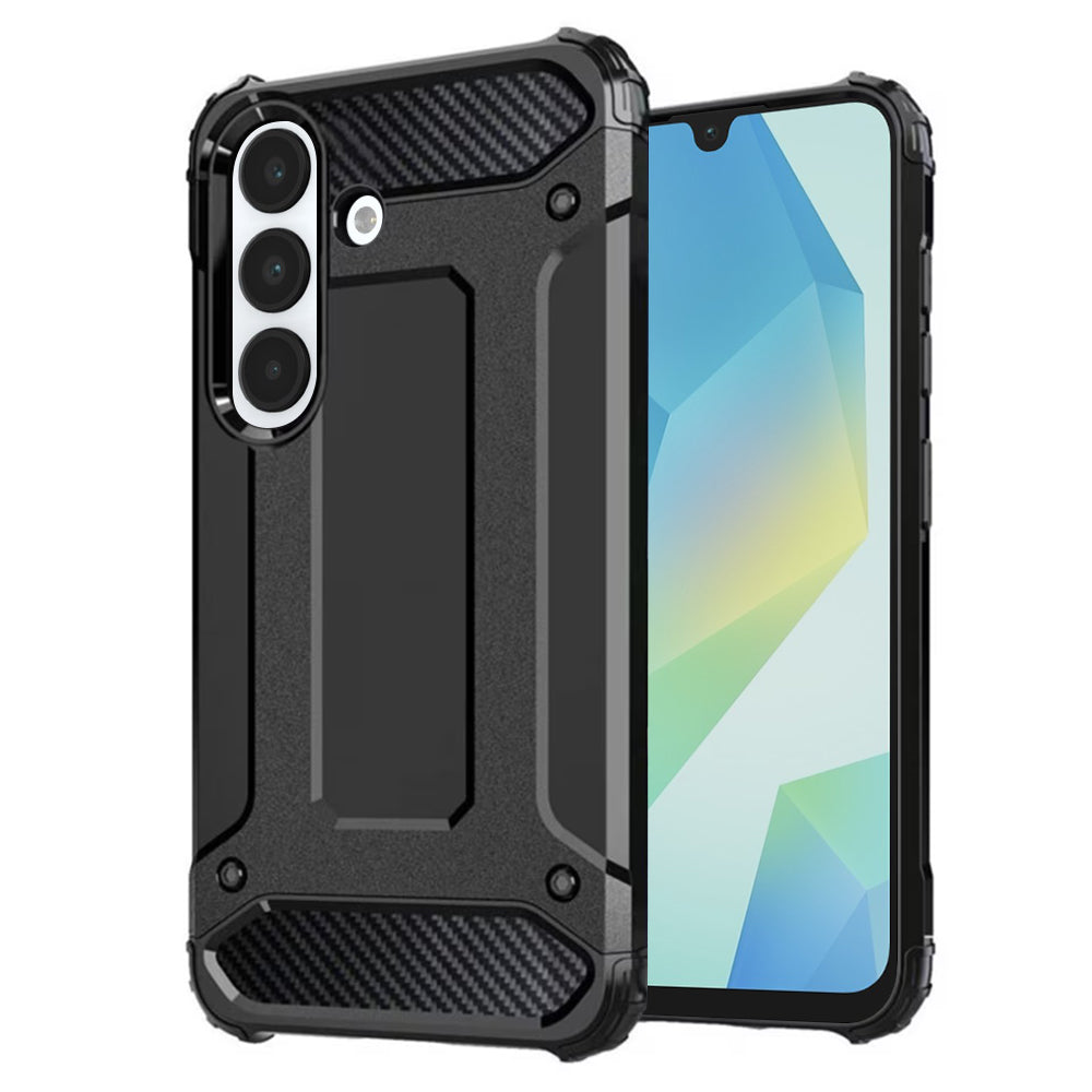 Capa para Samsung Galaxy A16 5G A166 / A16 4G A165, Techsuit, Hybrid Armor, Preta