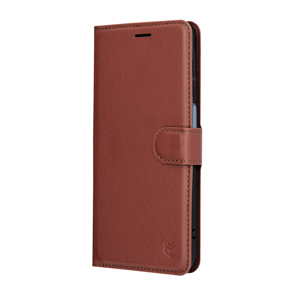 Capa para Samsung Galaxy A17 4G / A17 5G, Techsuit, Leather Folio, Castanho