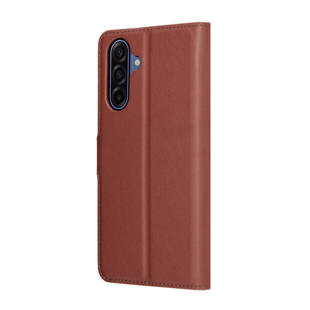 Capa para Samsung Galaxy A17 4G / A17 5G, Techsuit, Leather Folio, Castanho