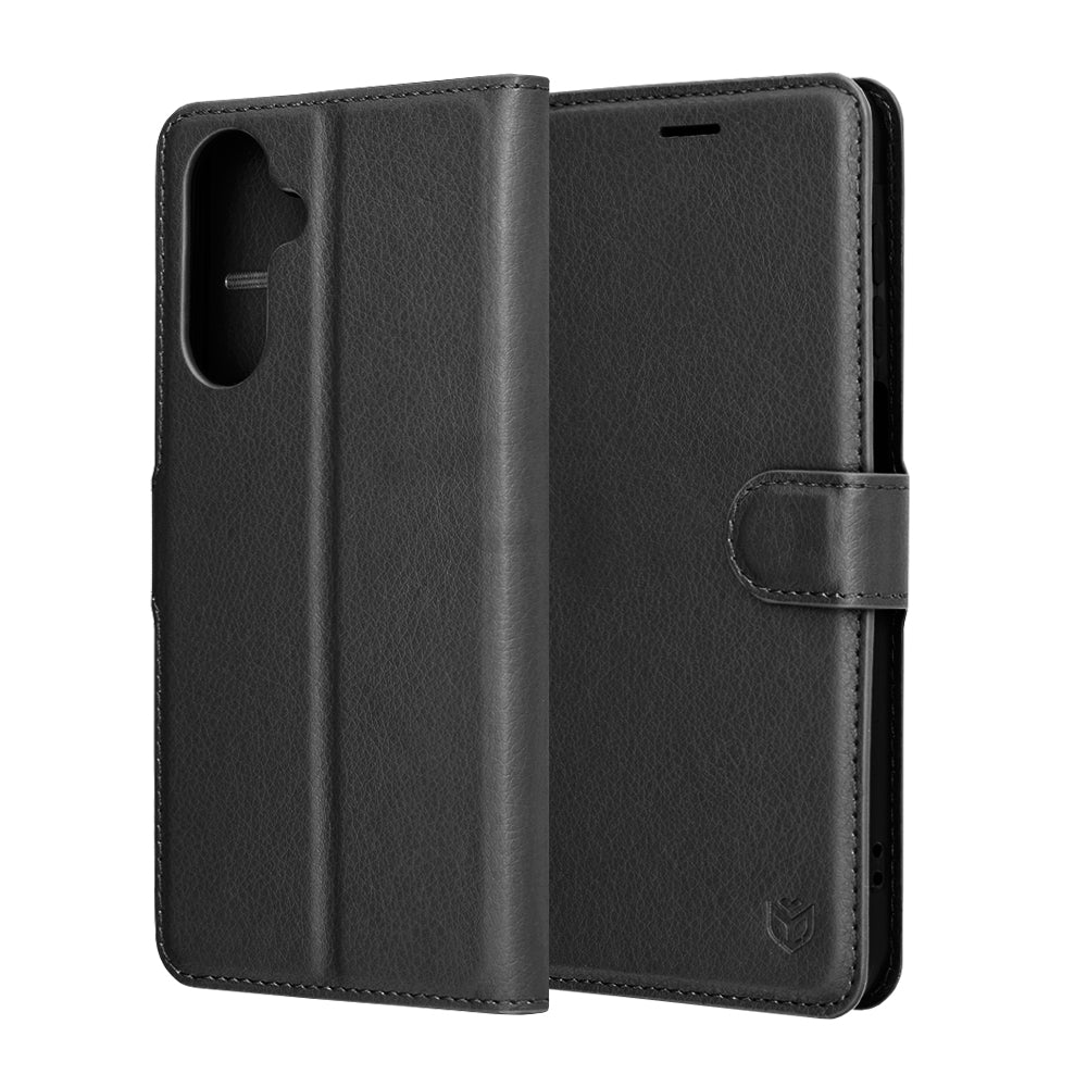Capa para Samsung Galaxy A17 4G / A17 5G, Techsuit, Leather Folio, Preta