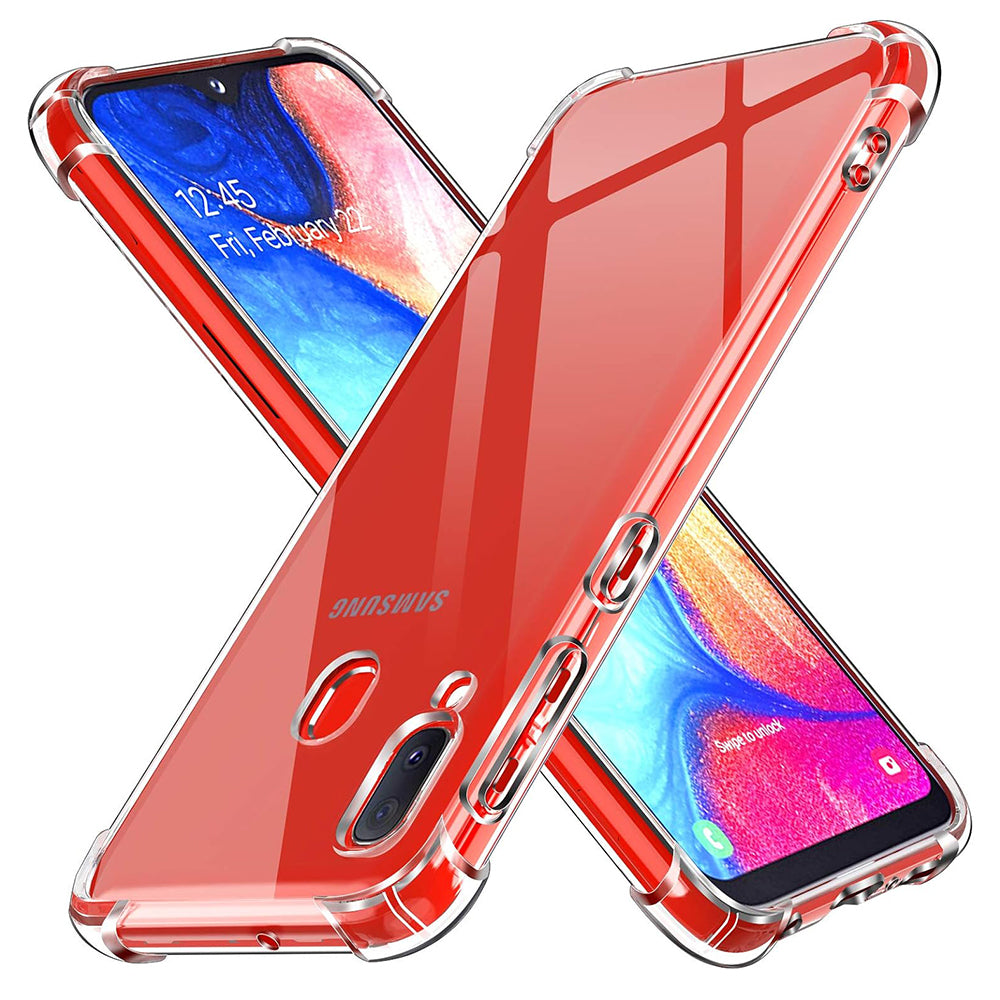 Capa para Samsung Galaxy A20e A202, Techsuit, Shockproof Clear, Transparente