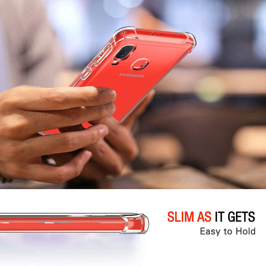 Capa para Samsung Galaxy A20e A202, Techsuit, Shockproof Clear, Transparente