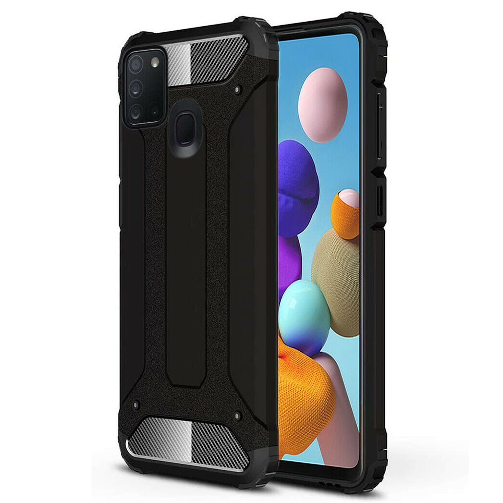 Capa para Samsung Galaxy A21s A217, Techsuit, Hybrid Armor, Preta