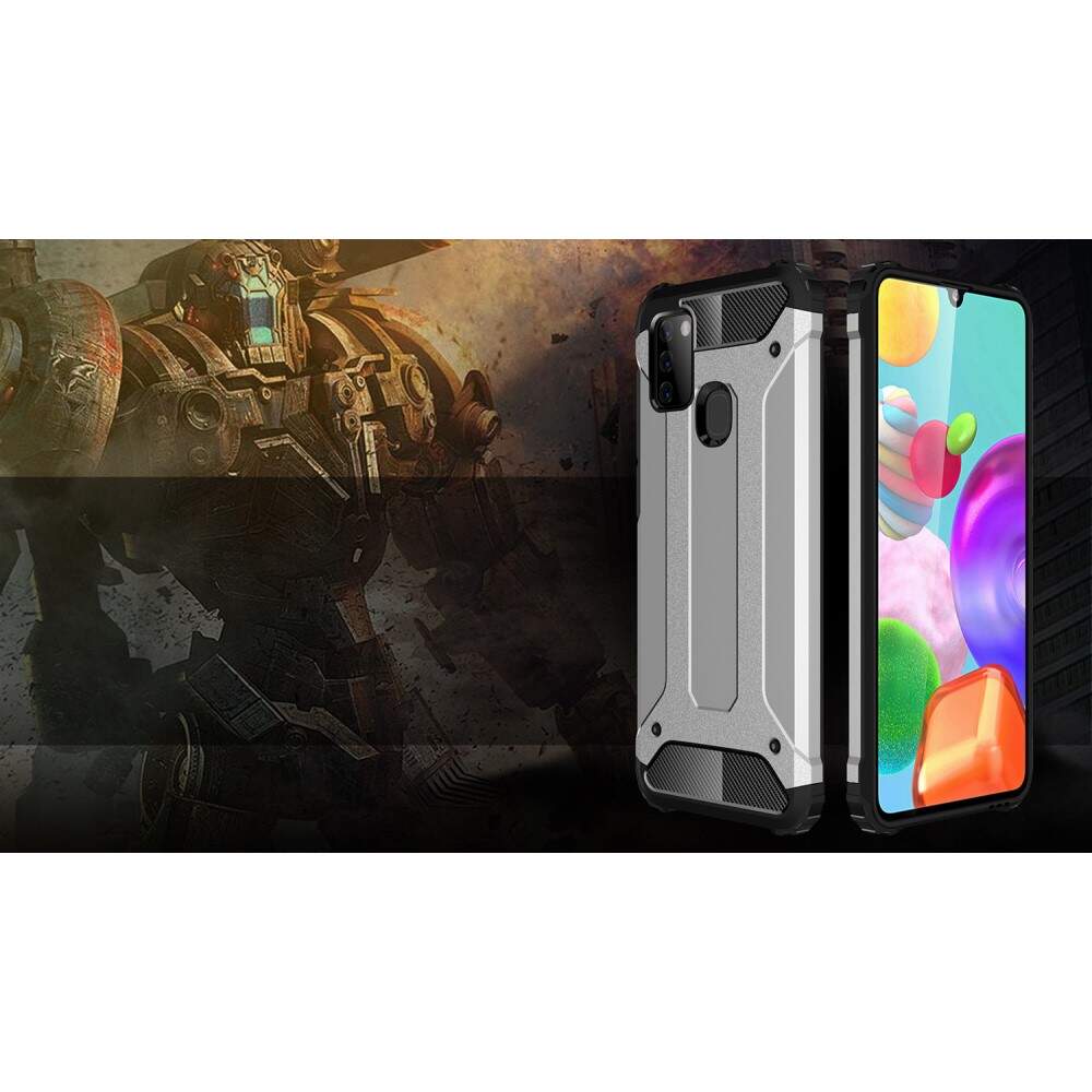 Capa para Samsung Galaxy A21s A217, Techsuit, Hybrid Armor, Preta