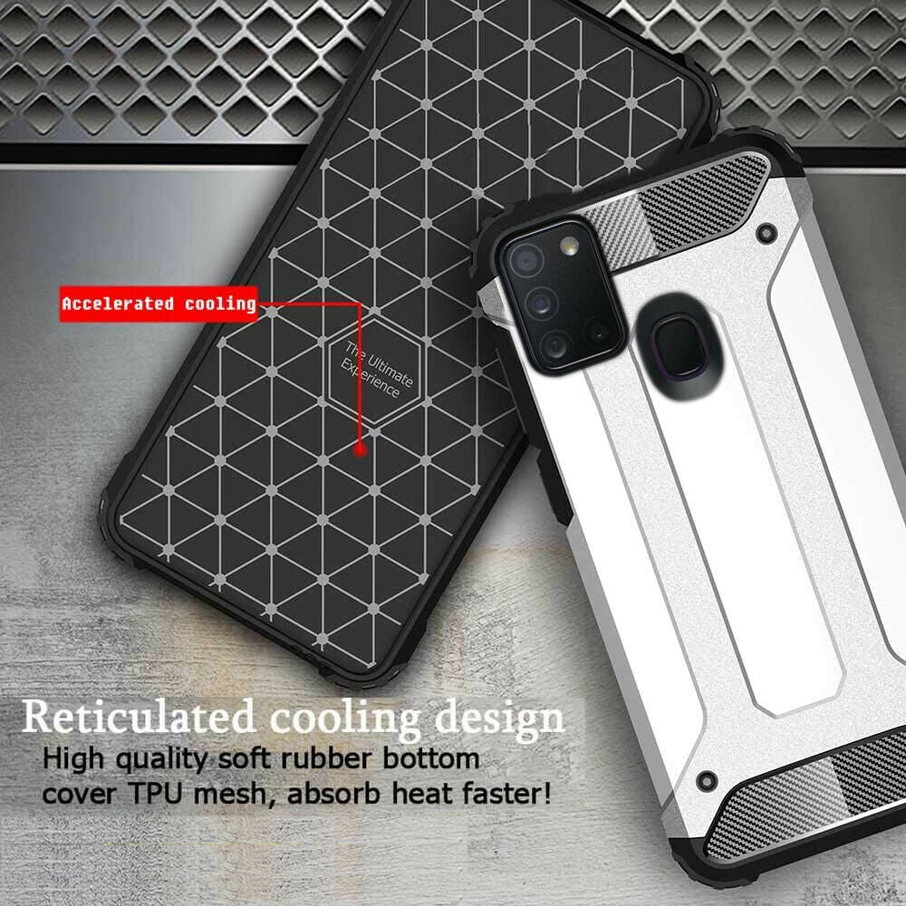 Capa para Samsung Galaxy A21s A217, Techsuit, Hybrid Armor, Preta