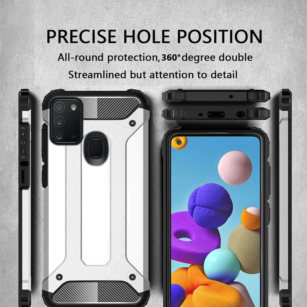 Capa para Samsung Galaxy A21s A217, Techsuit, Hybrid Armor, Preta