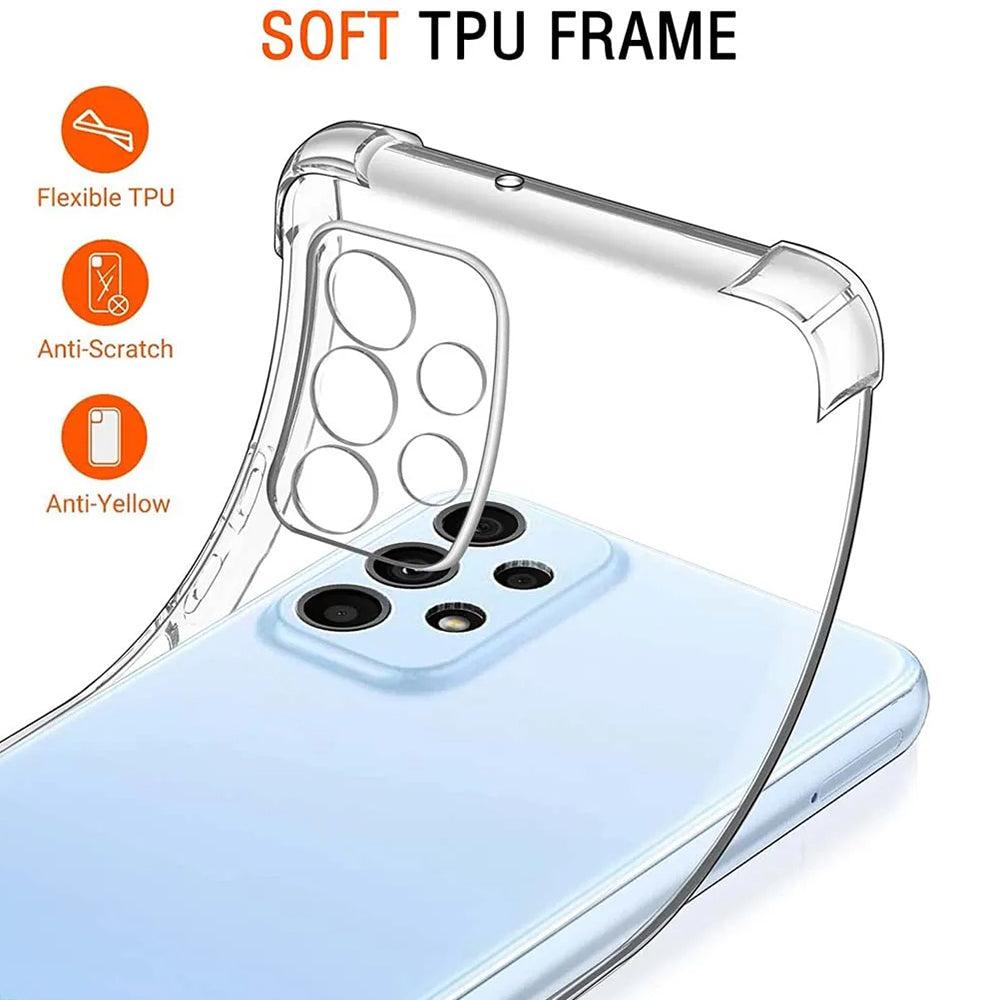 Capa para Samsung Galaxy A23 5G A236 / A23 A235, Techsuit, Shockproof Clear, Transparente