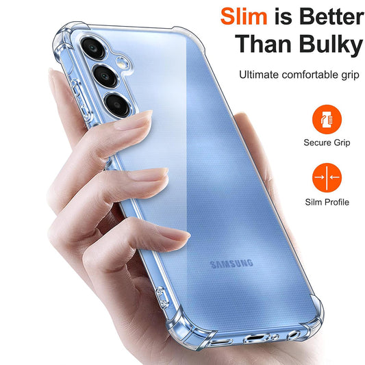 Capa para Samsung Galaxy A25 A256, Techsuit, Shockproof Clear, Transparente