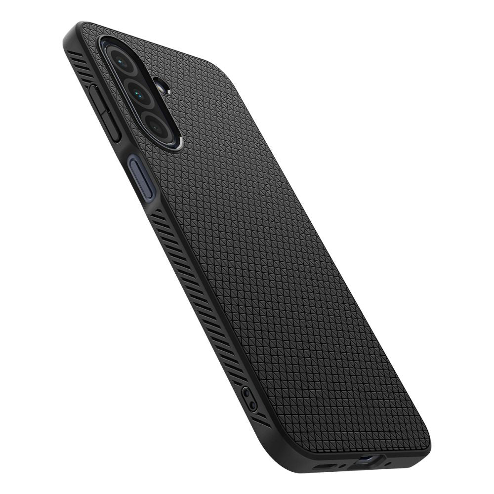 Capa para Samsung Galaxy A26 A266, Spigen, Liquid Air, Preta Fosca ACS09290