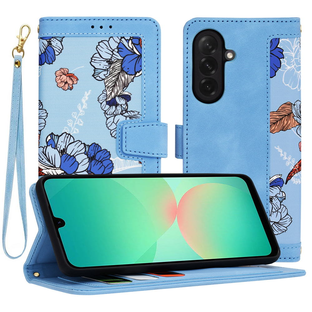 Capa para Samsung Galaxy A26 A266, Techsuit, FlipCraft, Azul