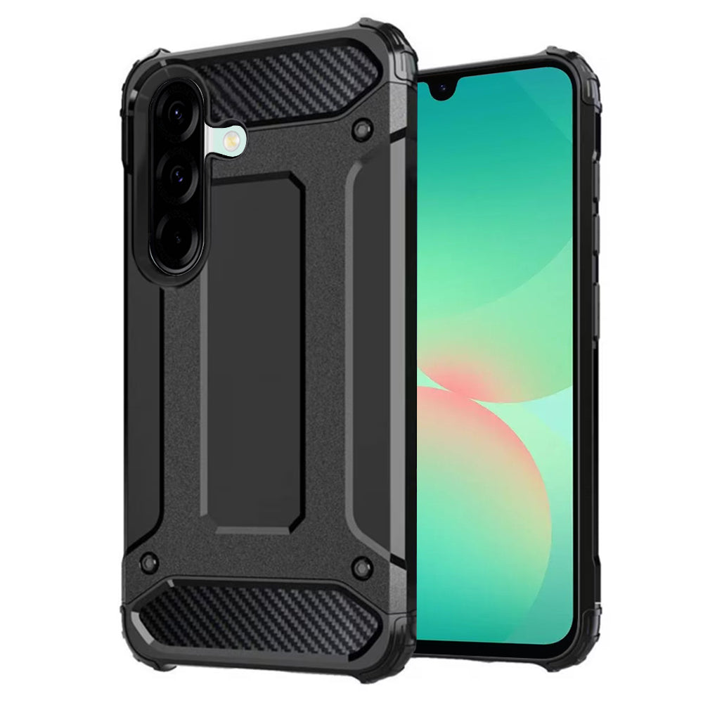 Capa para Samsung Galaxy A26 A266, Techsuit, Hybrid Armor, Preta