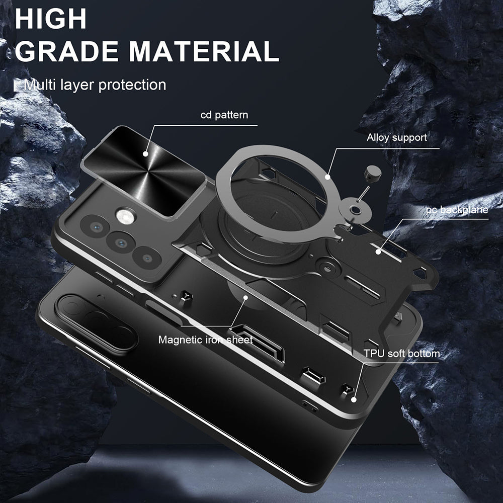 Capa para Samsung Galaxy A27 5G, Techsuit, CamGuard Pro, Vermelha