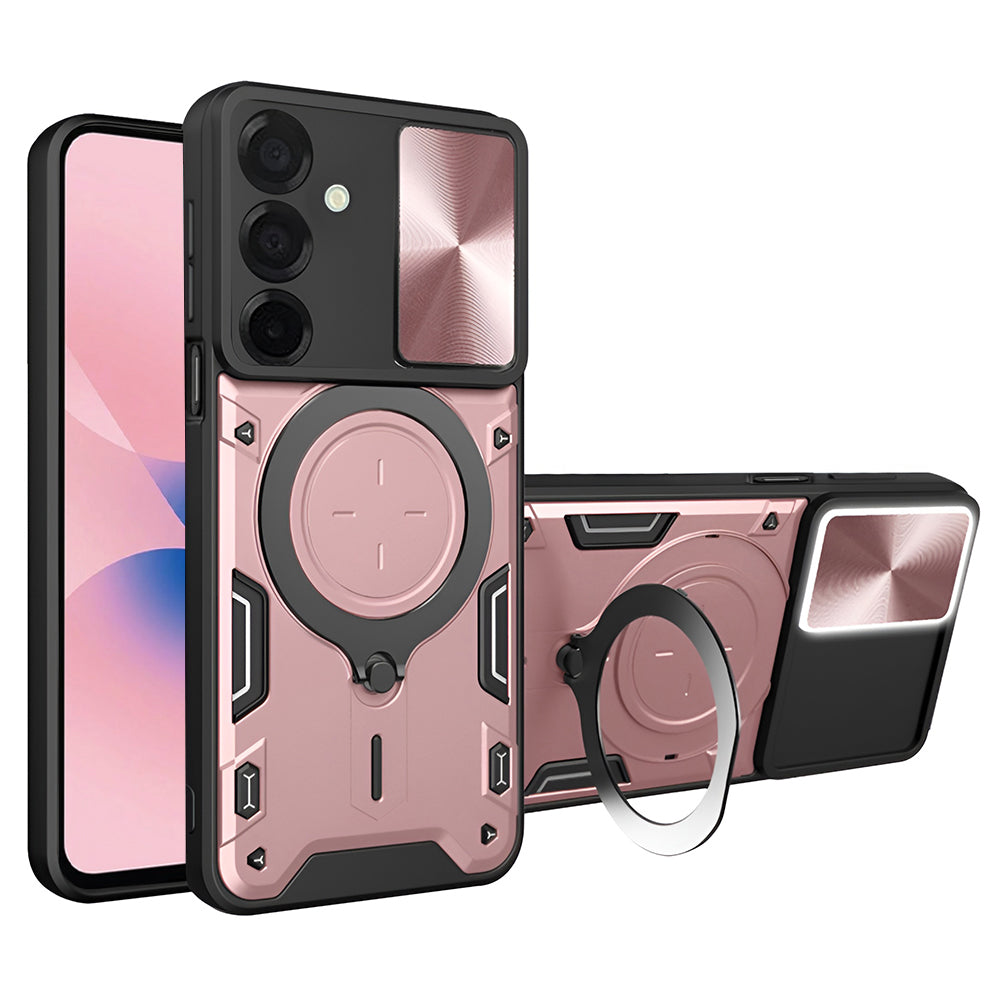 Capa para Samsung Galaxy A27 5G, Techsuit, CamGuard Pro, Rosa Dourado