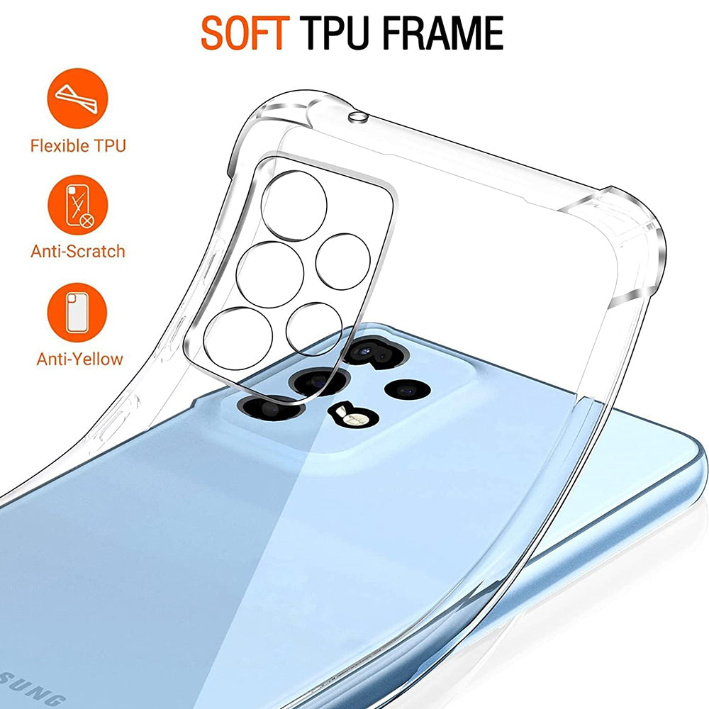 Capa para Samsung Galaxy A33 5G A336, Techsuit, Shockproof Clear, Transparente
