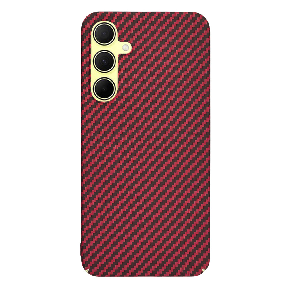 Capa para Samsung Galaxy A35 5G A356, Techsuit, Carbonite FiberShell, Vermelha