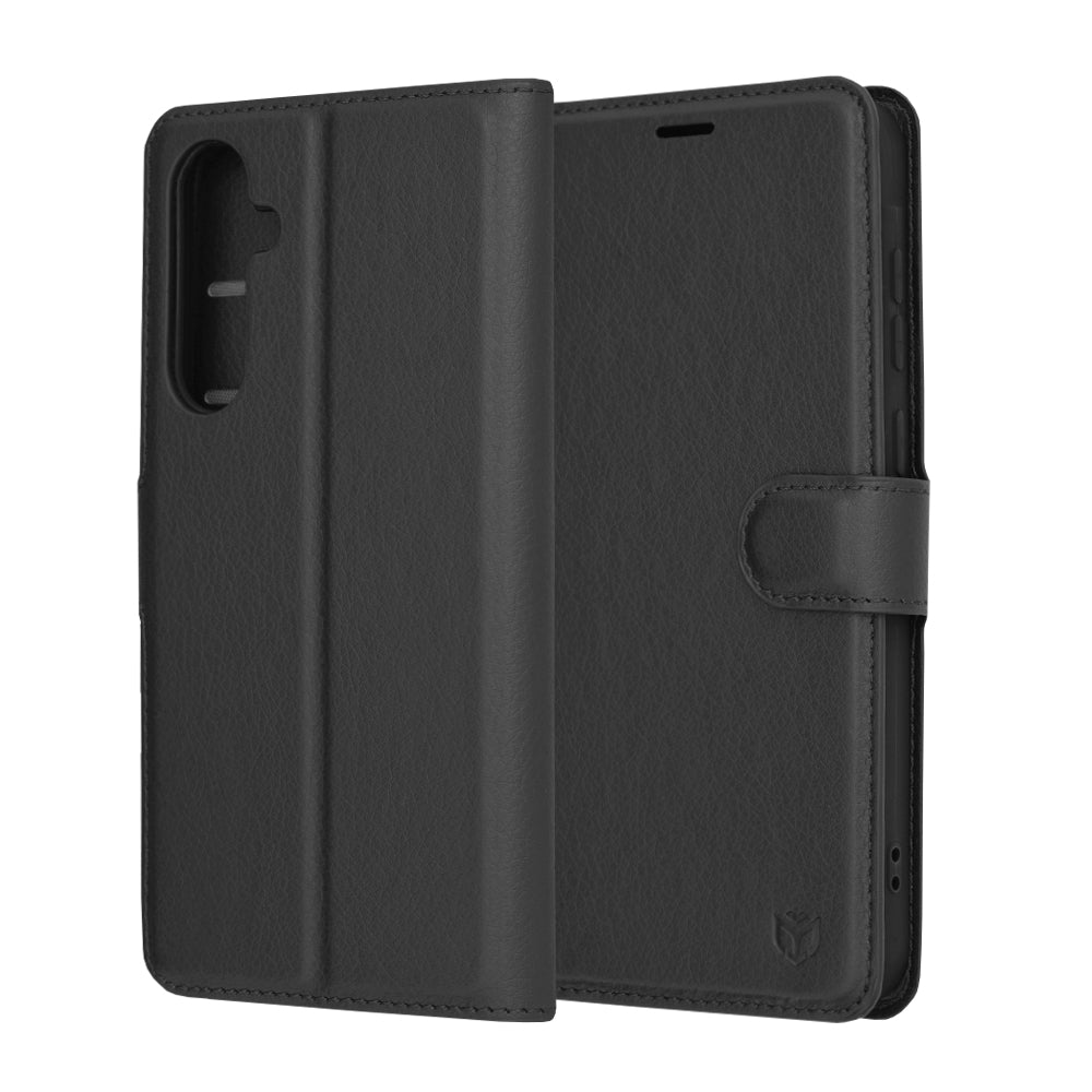 Capa para Samsung Galaxy A35 5G A356, Techsuit, Leather Folio, Preta